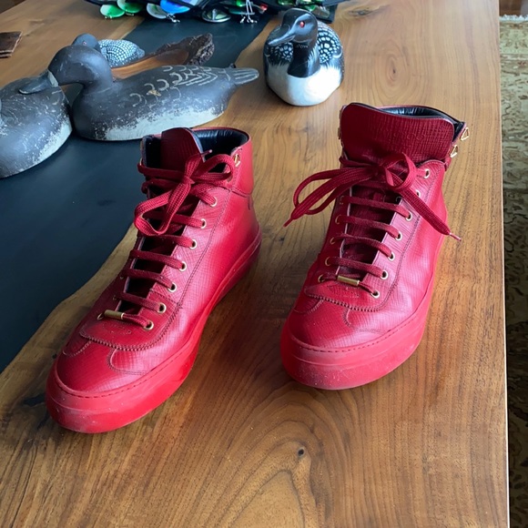 Other - JIMMY CHOO High Top Leather Runners